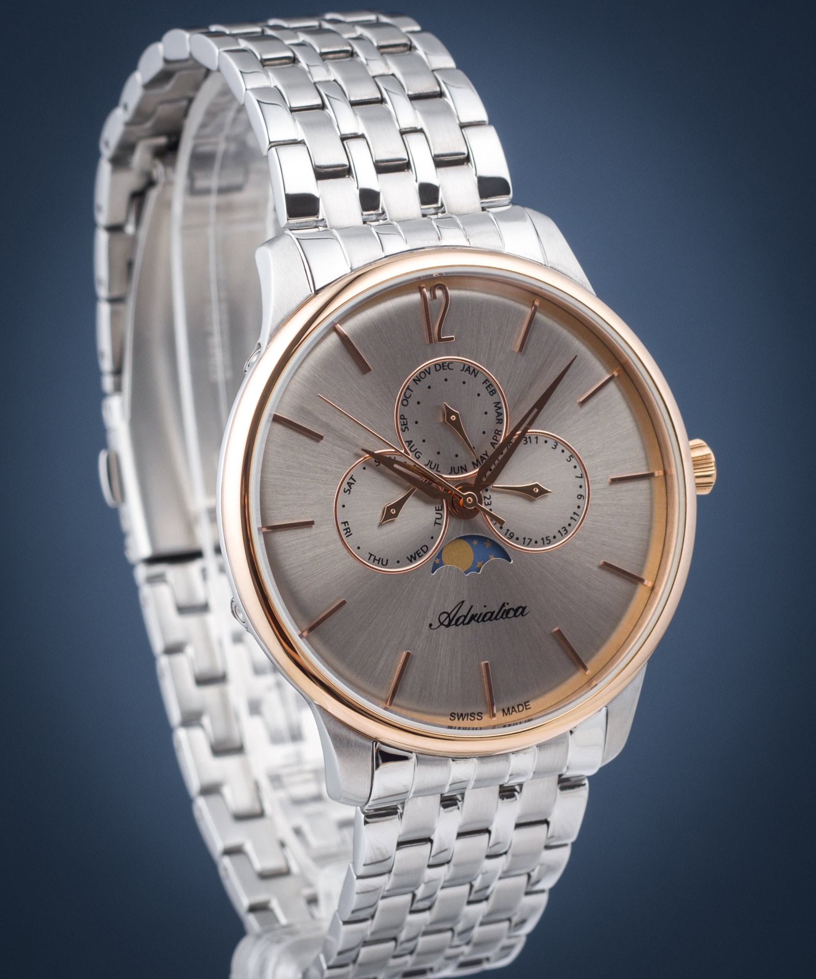 Zegarek męski Adriatica Moonphase A8269.R157QF