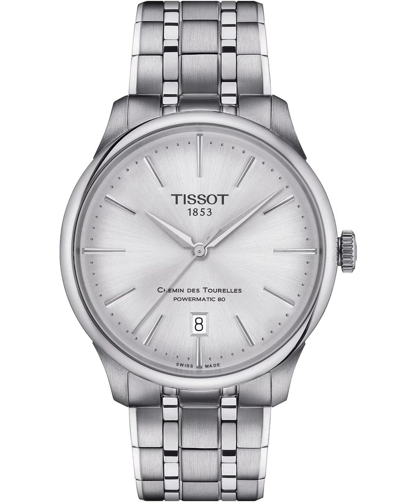 Zegarek Tissot Chemin Des Tourelles Powermatic 80 T139.807.11.031.00 (T1398071103100)
