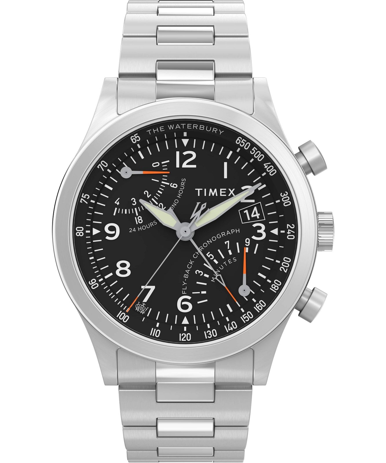 Zegarek męski Timex Waterbury Traditional Fly Back Chronograph TW2W47800