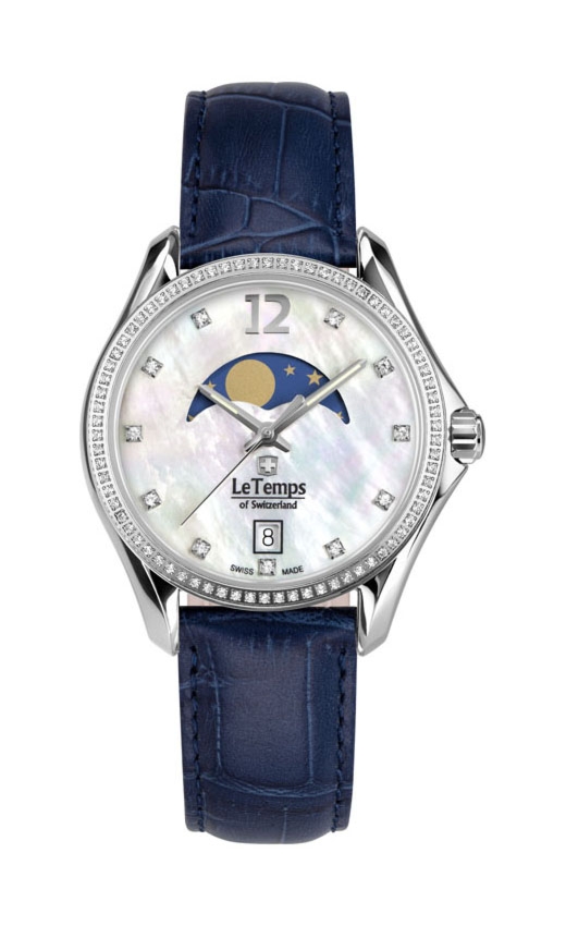 Zegarek damski Le Temps Sport Elegance Moon Phase LT1030.16BL03