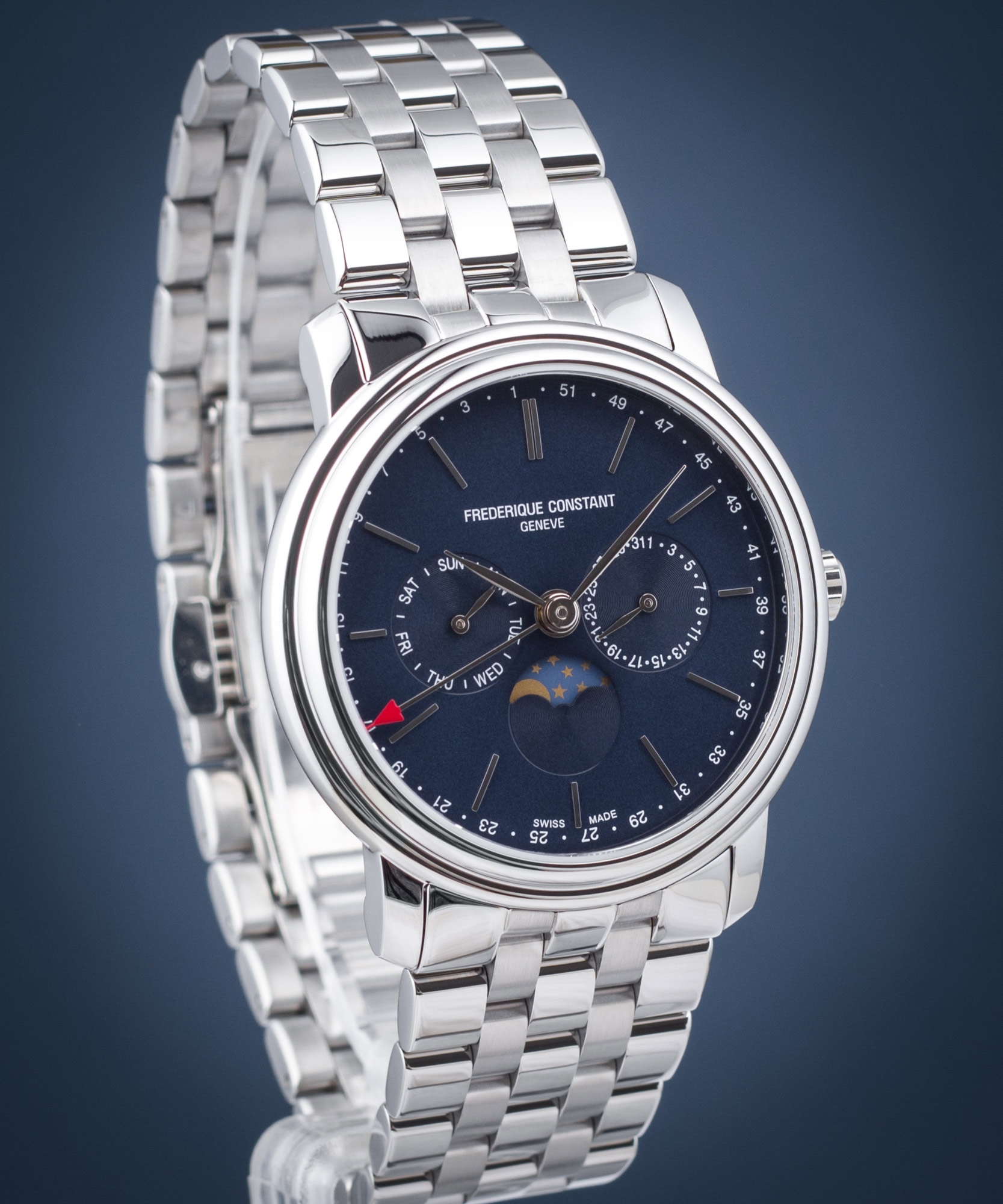 Zegarek męski Frederique Constant Classics Index Business Timer FC-270N4P6B