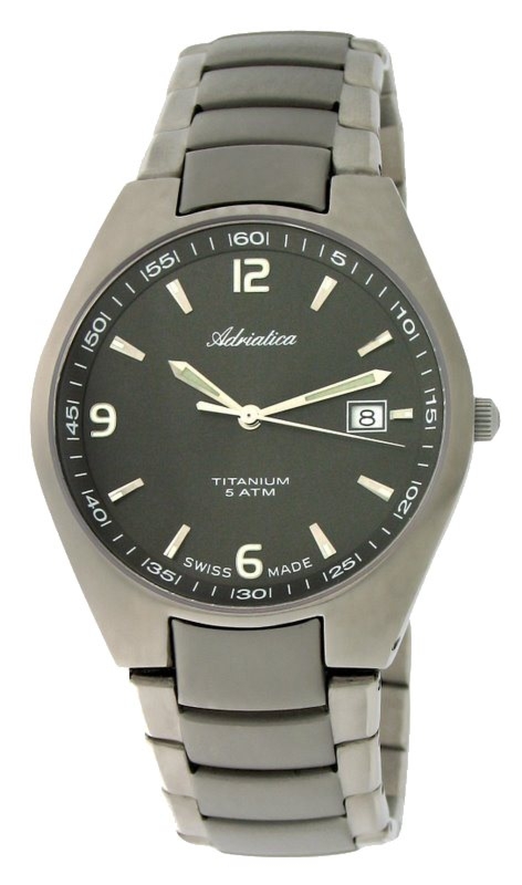 Zegarek męski Adriatica Titanium A1069.4154Q