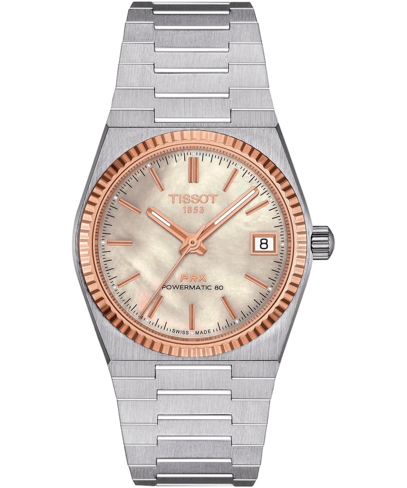 Zegarek damski Tissot PRX Powermatic 80 35mm T931.207.41.111.00 (T9312074111100)