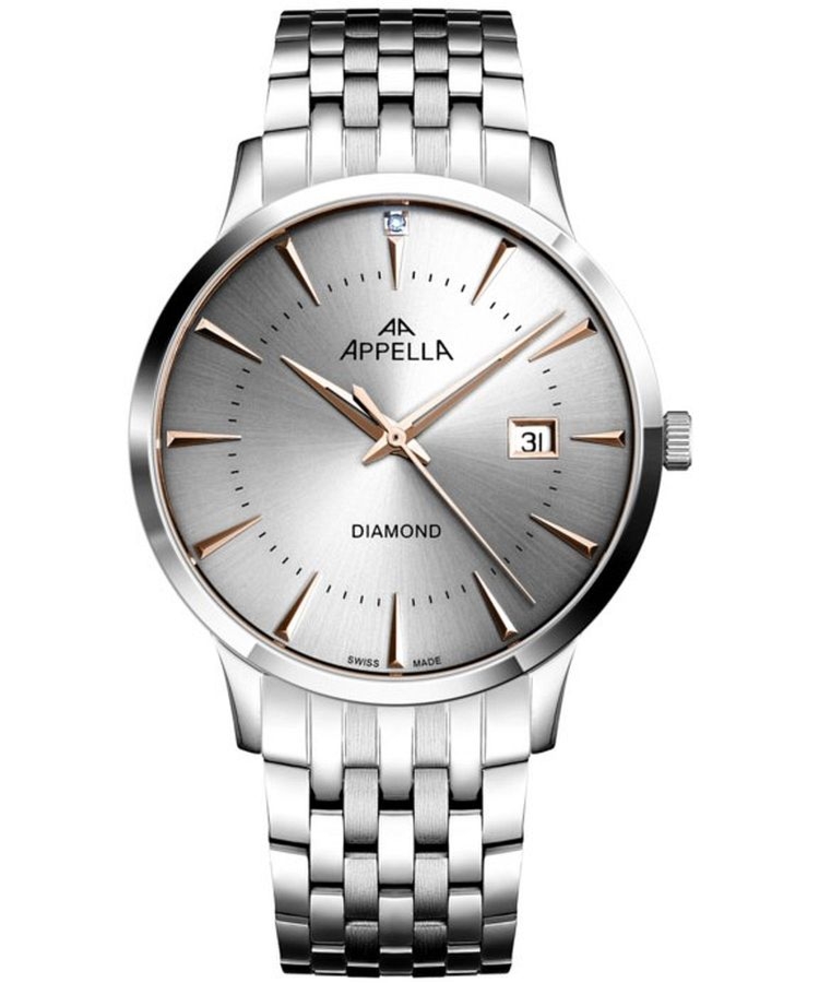 Zegarek męski Appella Classic Diamond L12003.51R7DQ