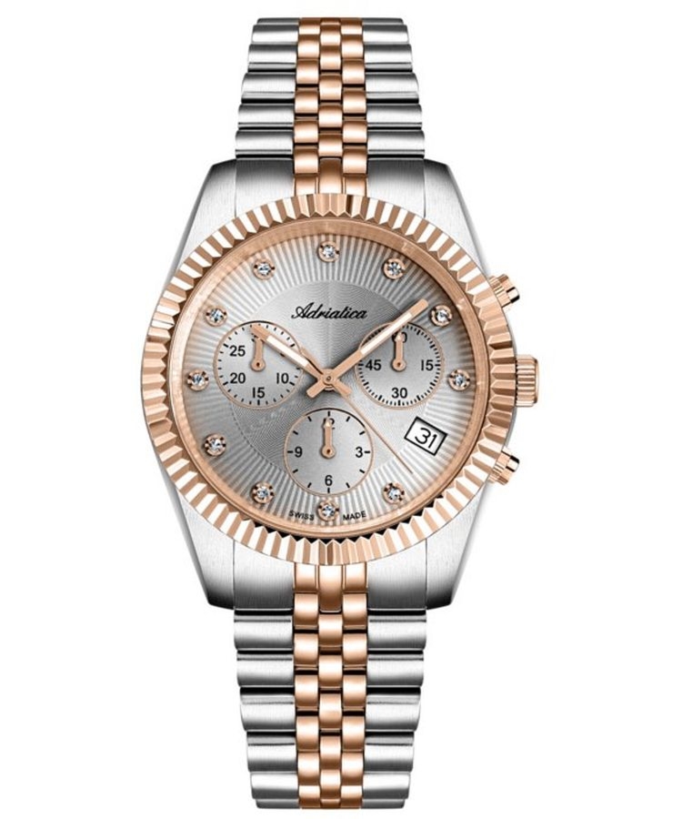 Zegarek damski Adriatica Classic Chronograph A3809.R1R7CH