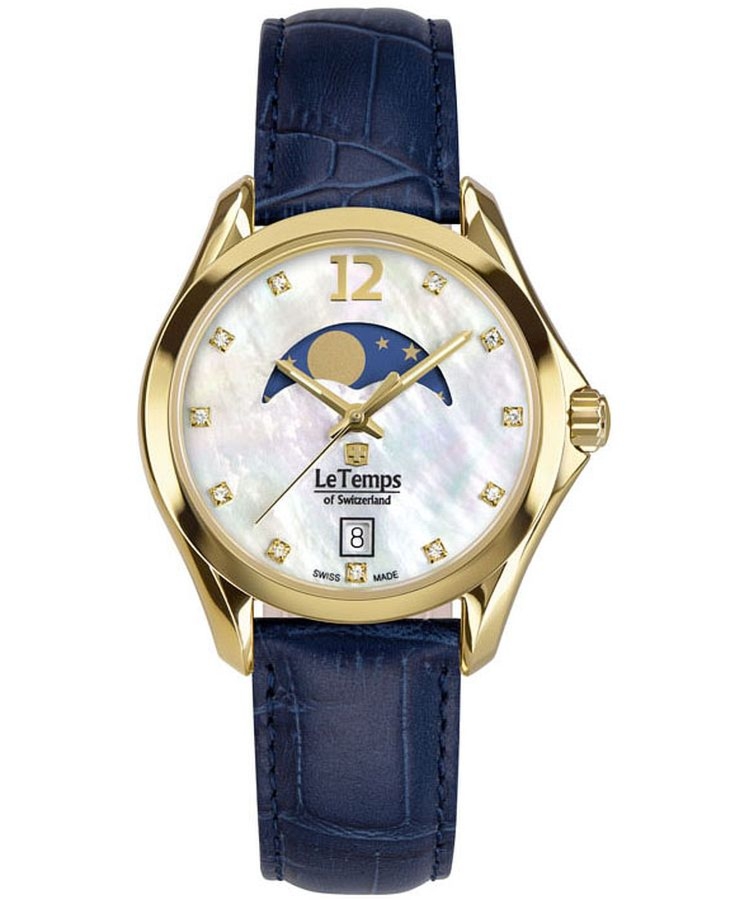 Zegarek damski Le Temps Sport Elegance Moon Phase LT1030.89BL63