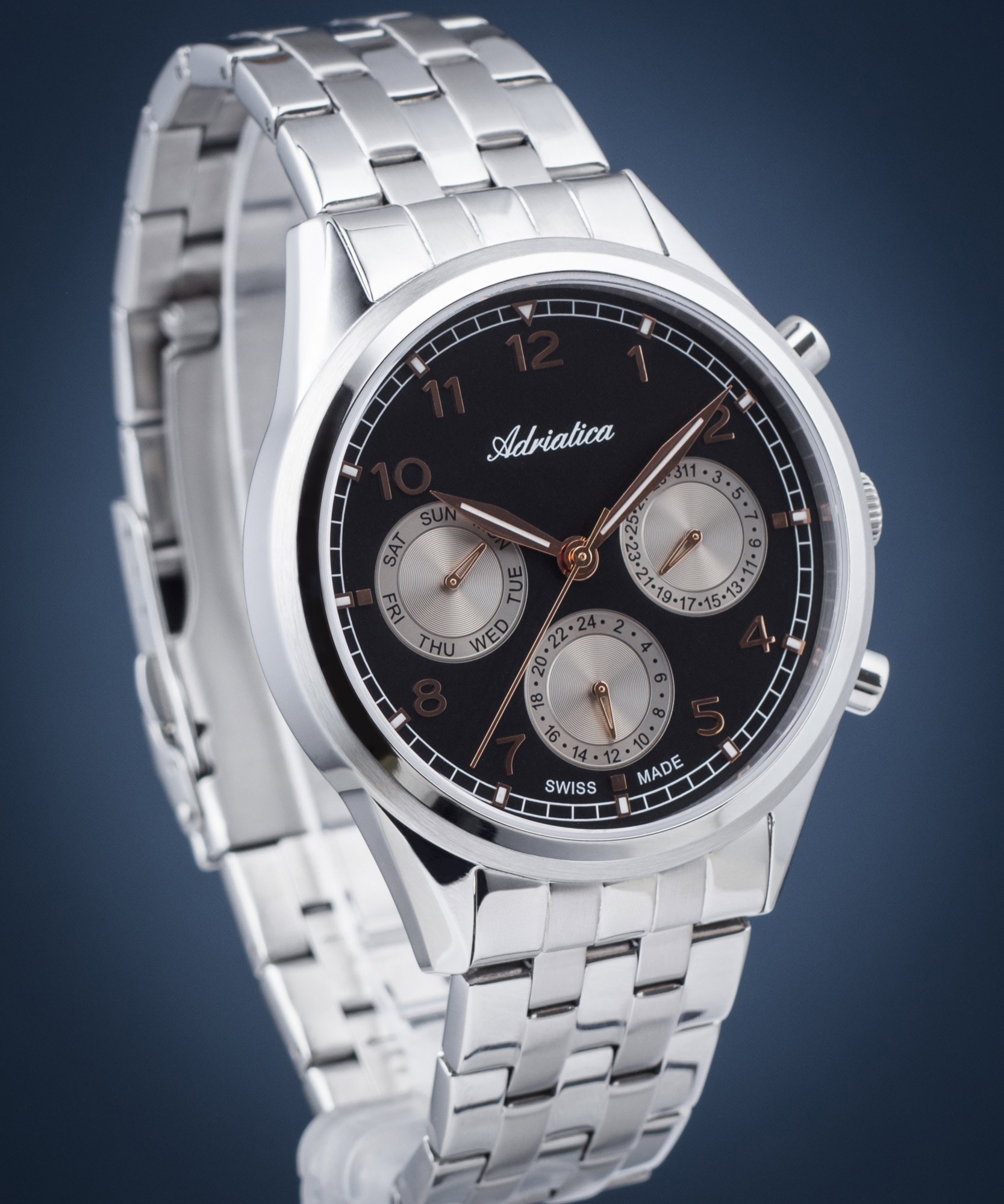 Zegarek męski Adriatica Multifunction A8259.51R4QF