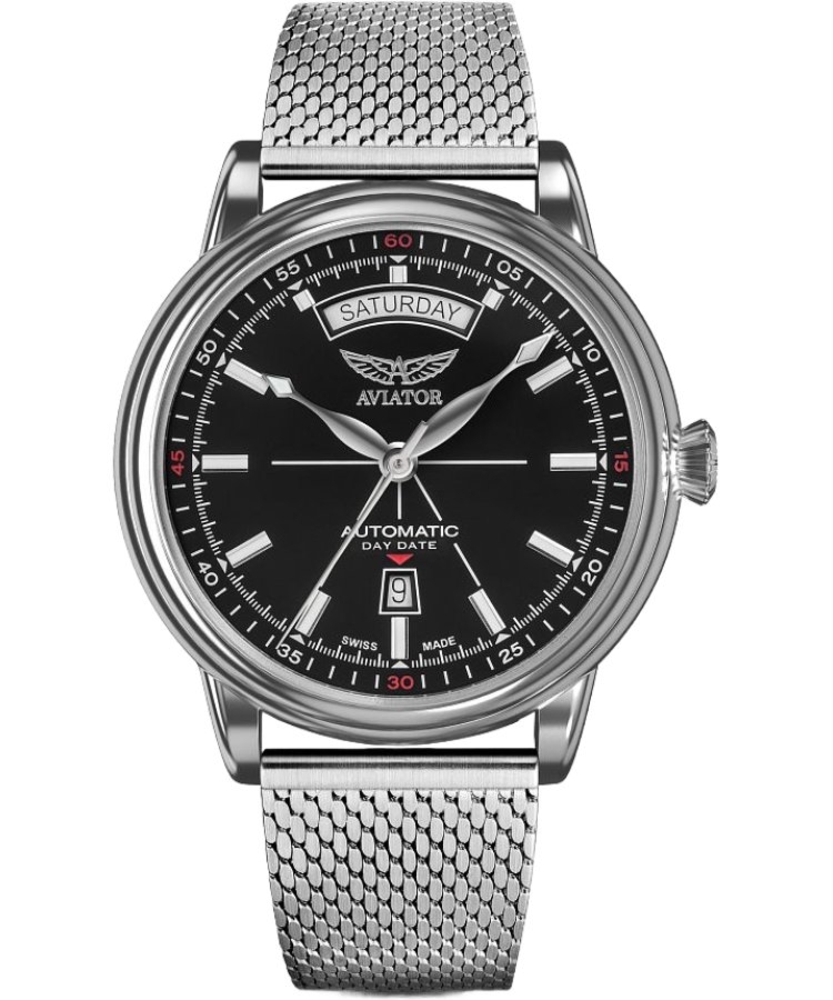 Zegarek męski Aviator Douglas Day-Date Automatic Limited Edition V.3.20.0.142.5