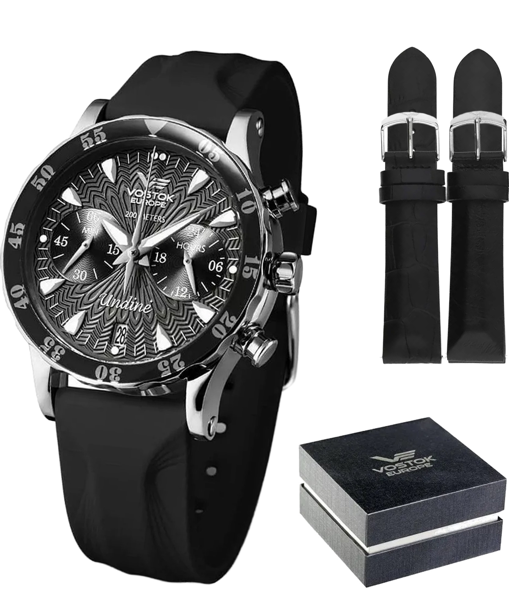 Zegarek damski Vostok Europe Undine Chronograph Limited Edition VK64-515A523