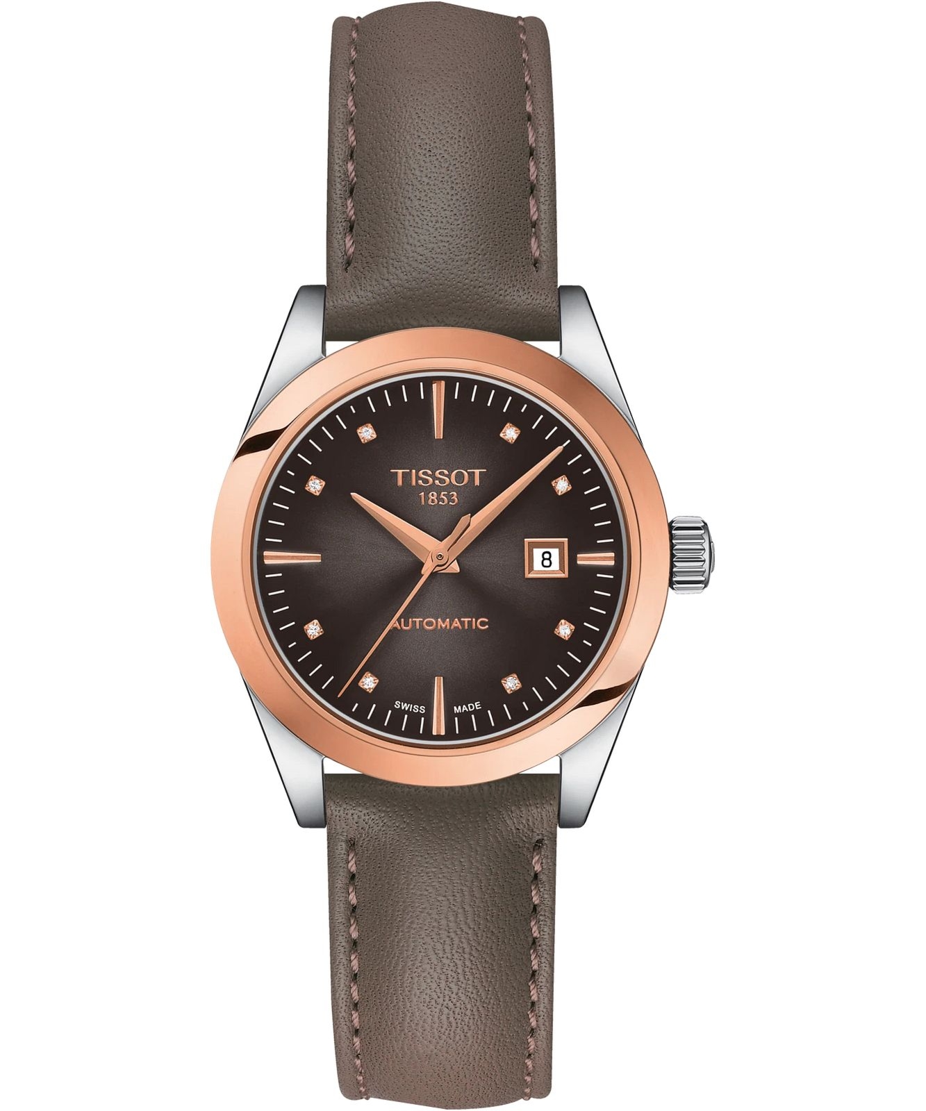 Zegarek damski Tissot T-My Lady Automatic 18K Gold T930.007.46.296.00 (T9300074629600)
