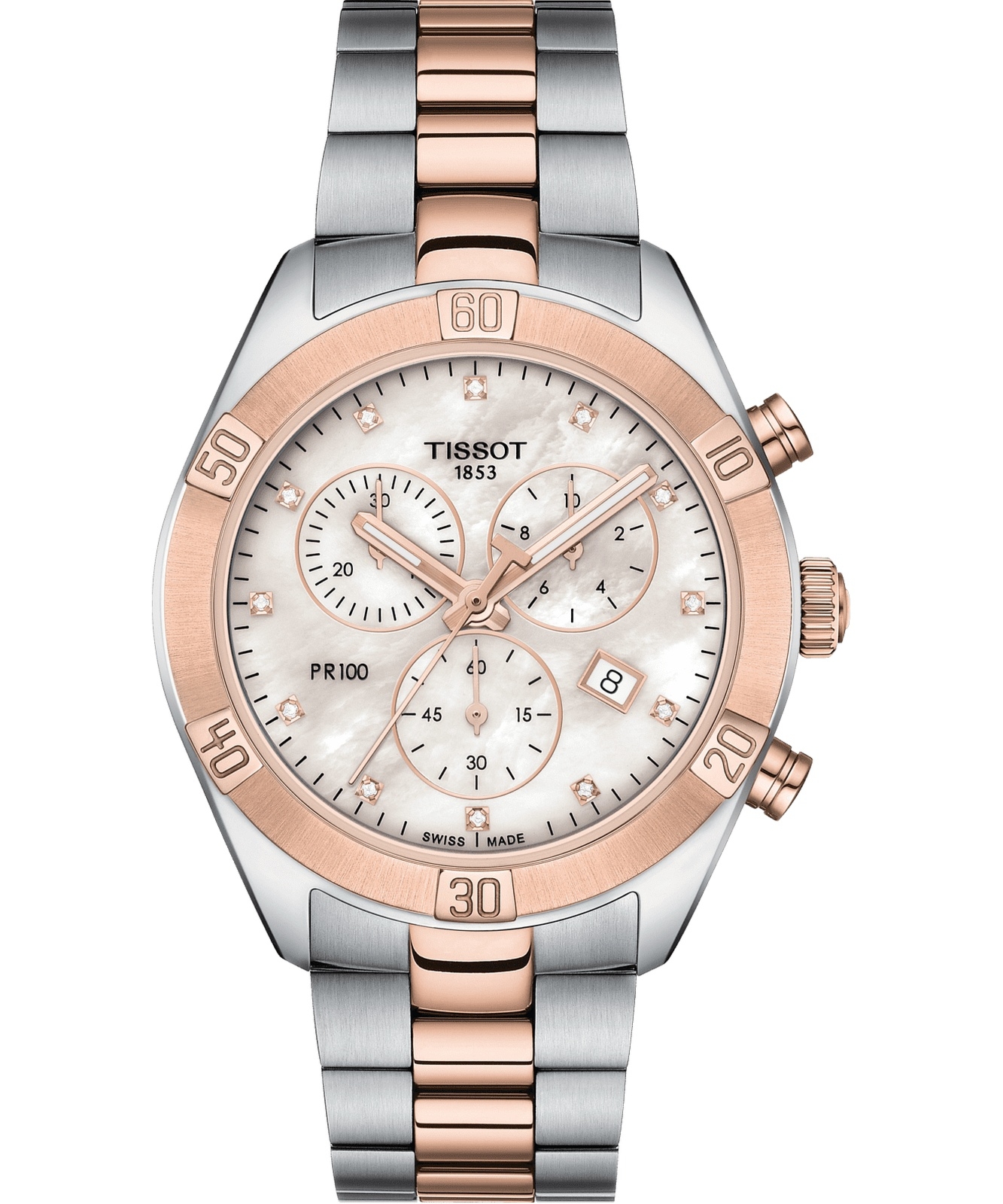 Zegarek damski Tissot PR 100 Sport Chic Chronograph T101.917.22.116.00 (T1019172211600)