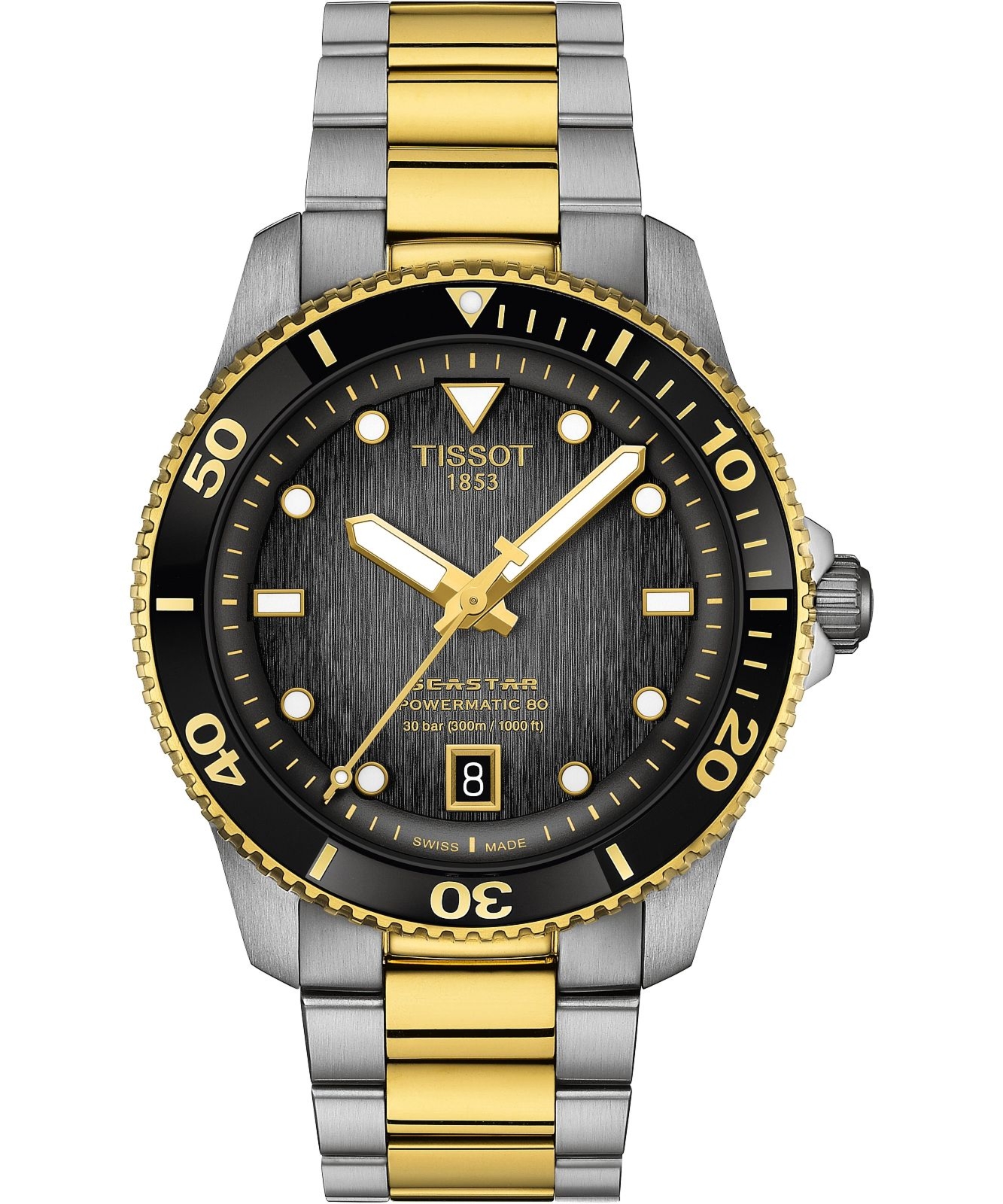 Zegarek Tissot Seastar 1000 Powermatic 80 T120.807.22.051.00 (T1208072205100)