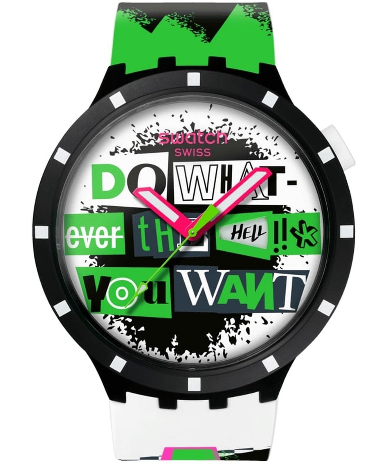 Zegarek Swatch Lash Out SB03B701