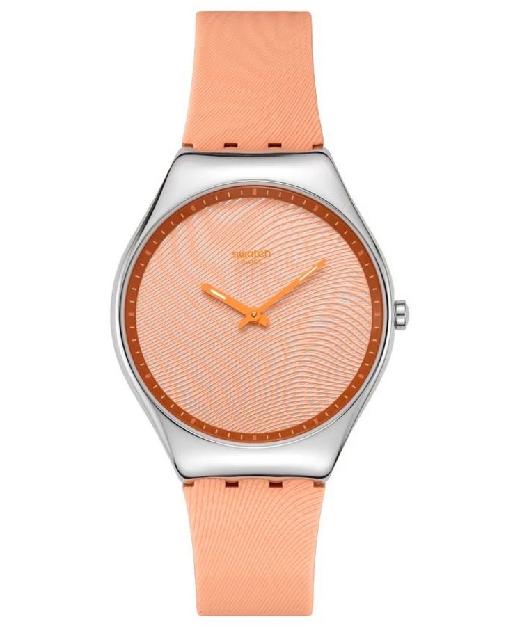 Zegarek damski Swatch Skin Irony Iridescently Peach SYXS166