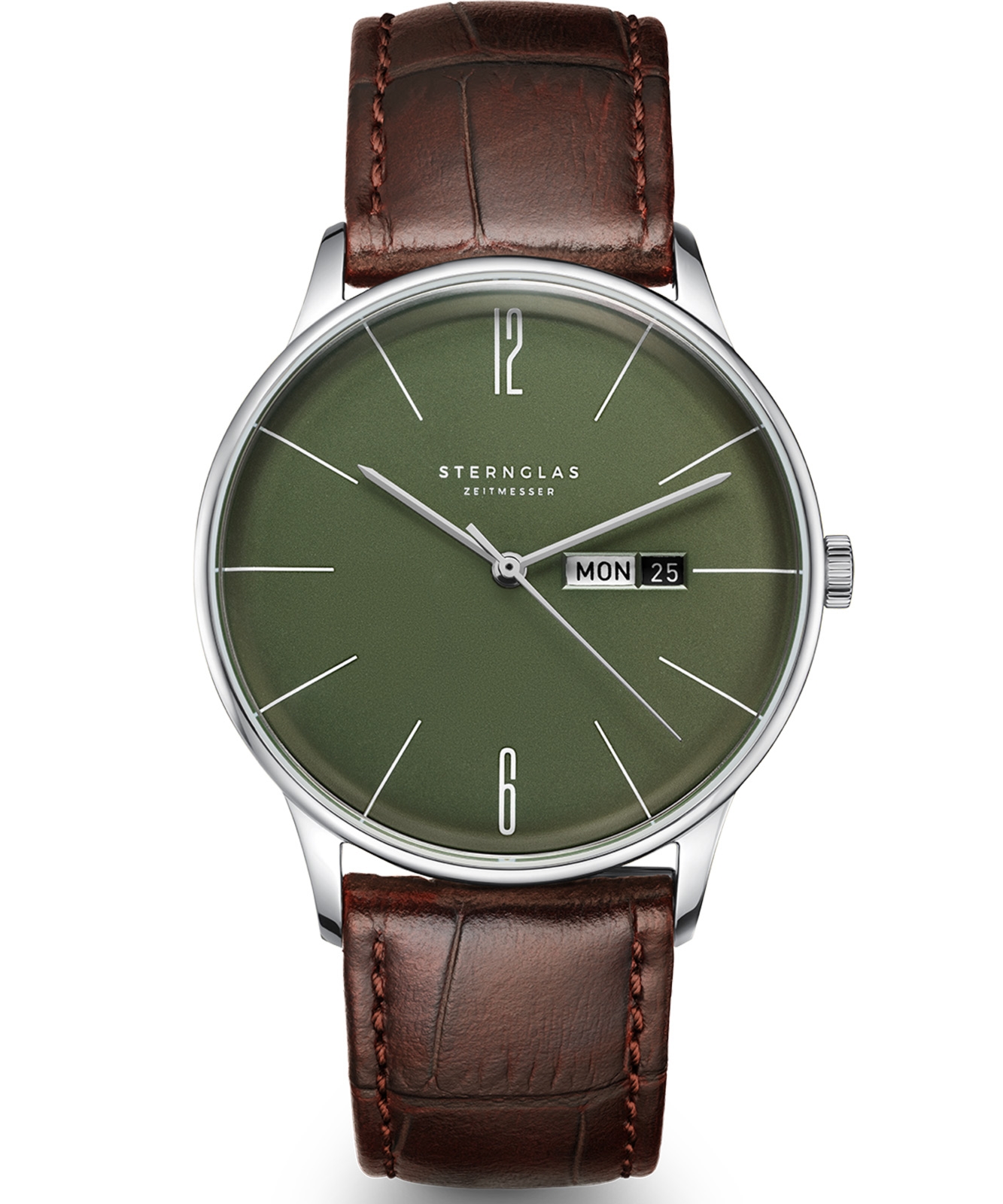 Zegarek męski Sternglas Berlin Olive Green S01-BE08-HE05