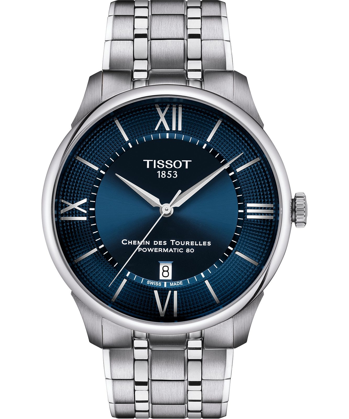 Zegarek męski Tissot Chemin Des Tourelles Powermatic 80 42mm T139.407.11.048.00 (T1394071104800)