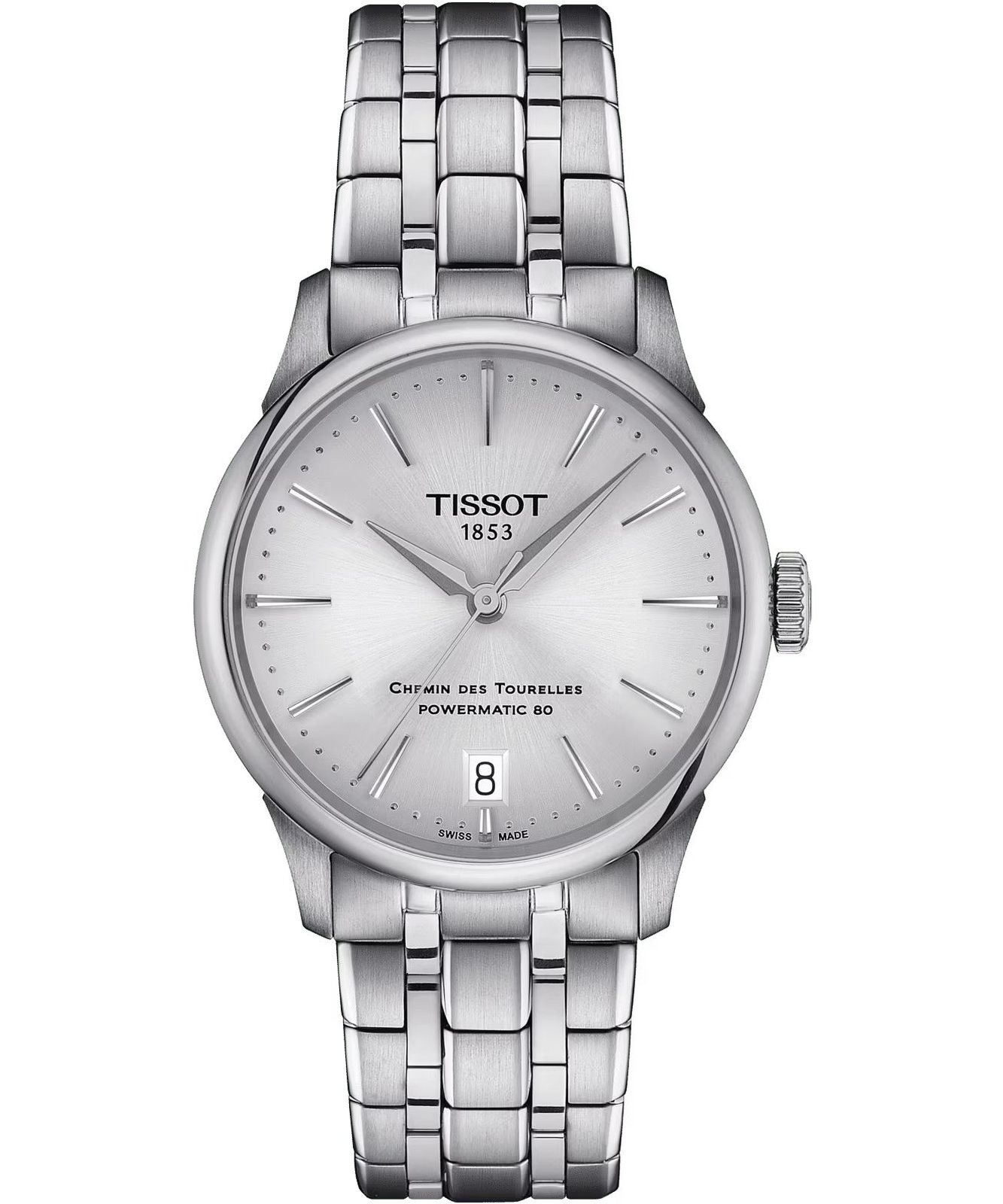 Zegarek damski Tissot Chemin des Tourelles Powermatic 80 T139.207.11.031.00 (T1392071103100)
