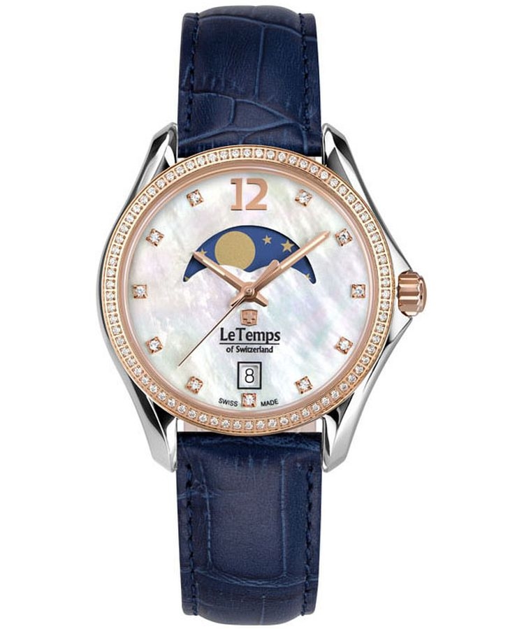 Zegarek damski Le Temps Sport Elegance Moon Phase LT1030.46BL53