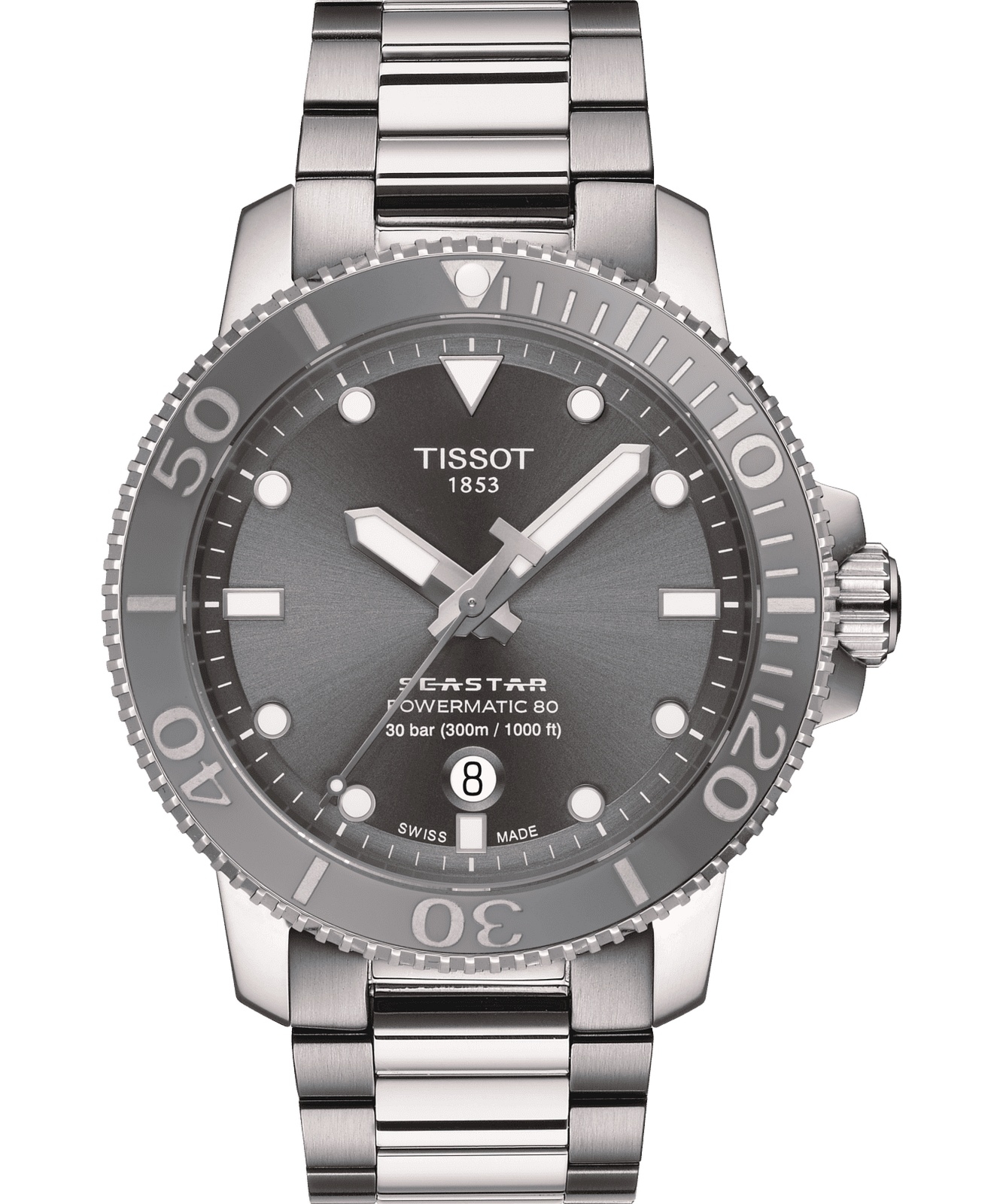 Zegarek męski Tissot Seastar 1000 Powermatic 80 T120.407.11.081.01 (T1204071108101)