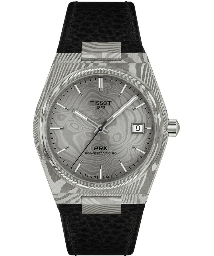 Zegarek męski Tissot PRX Damascus Steel Automatic T137.807.96.081.00 (T1378079608100)