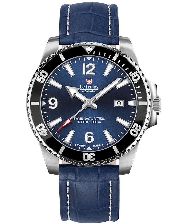 Zegarek męski Le Temps Swiss Naval Patrol LT1043.13BL13