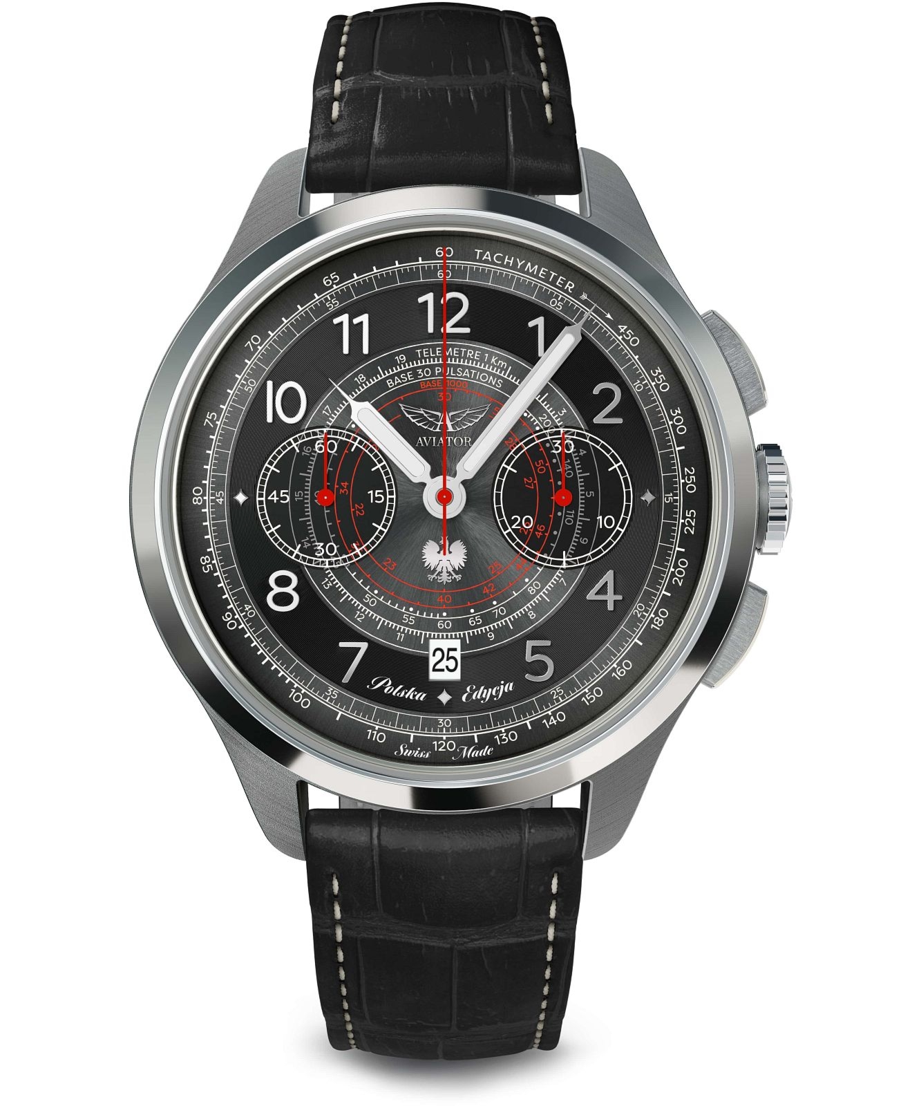 Zegarek męski Aviator Heritage Chronograph Trimeter Limited Edition V.4.40.0.350.4 PL