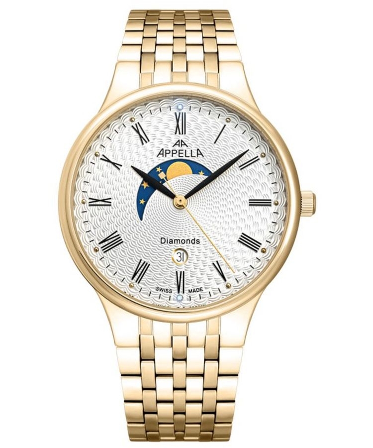Zegarek męski Appella Moonphase L12002.1133DMQ