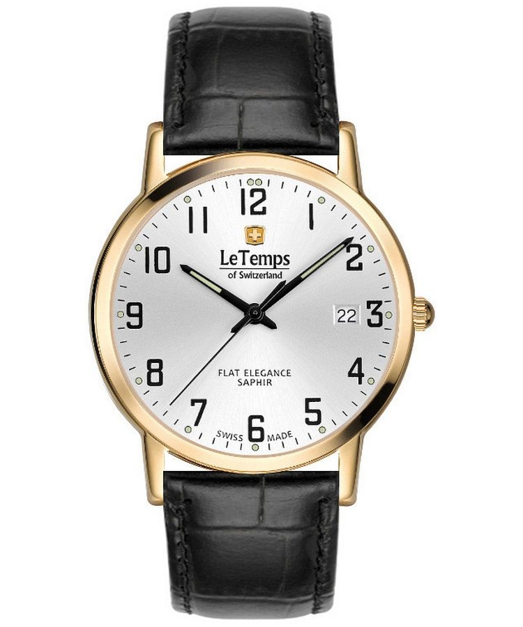 Zegarek męski Le Temps Flat Elegance LT1087.81BL61