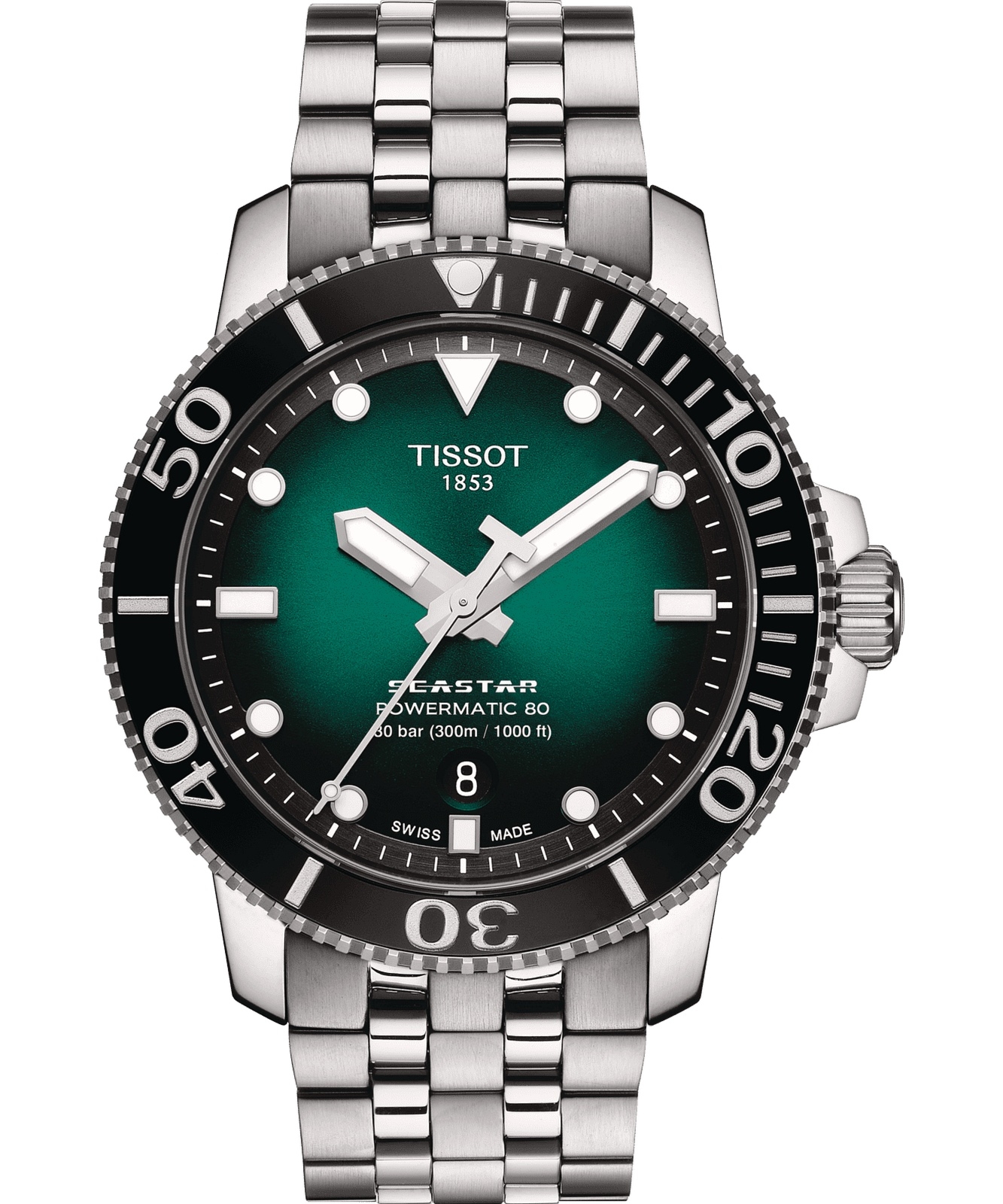 Zegarek męski Tissot Seastar 1000 Powermatic 80 T120.407.11.091.01 (T1204071109101)