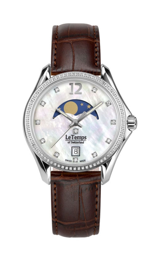 Zegarek damski Le Temps Sport Elegance Moon Phase LT1030.16BL02