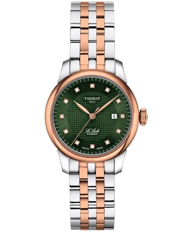 Zegarek damski Tissot Le Locle Powermatic 48 Automatic Diamond T006.207.22.096.00 (T0062072209600)