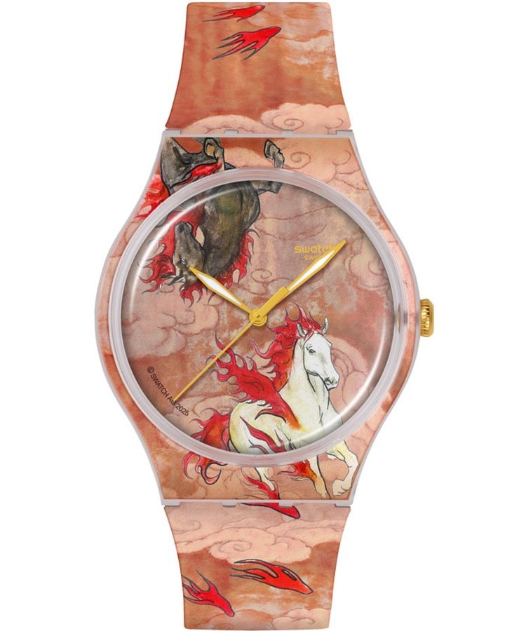 Zegarek damski Swatch Year of the Horse SUOZ369