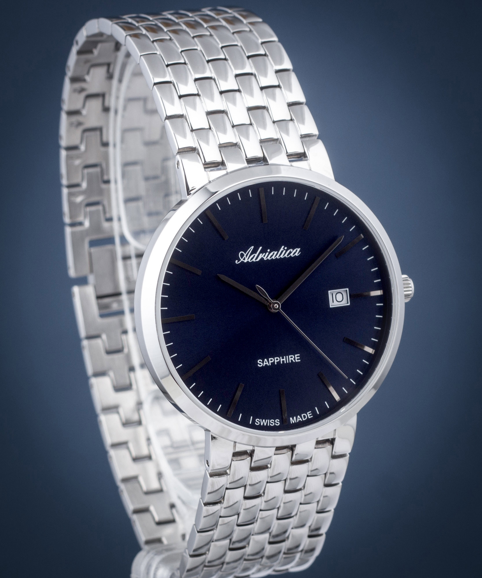 Zegarek męski Adriatica Classic Sapphire A1281.5115Q