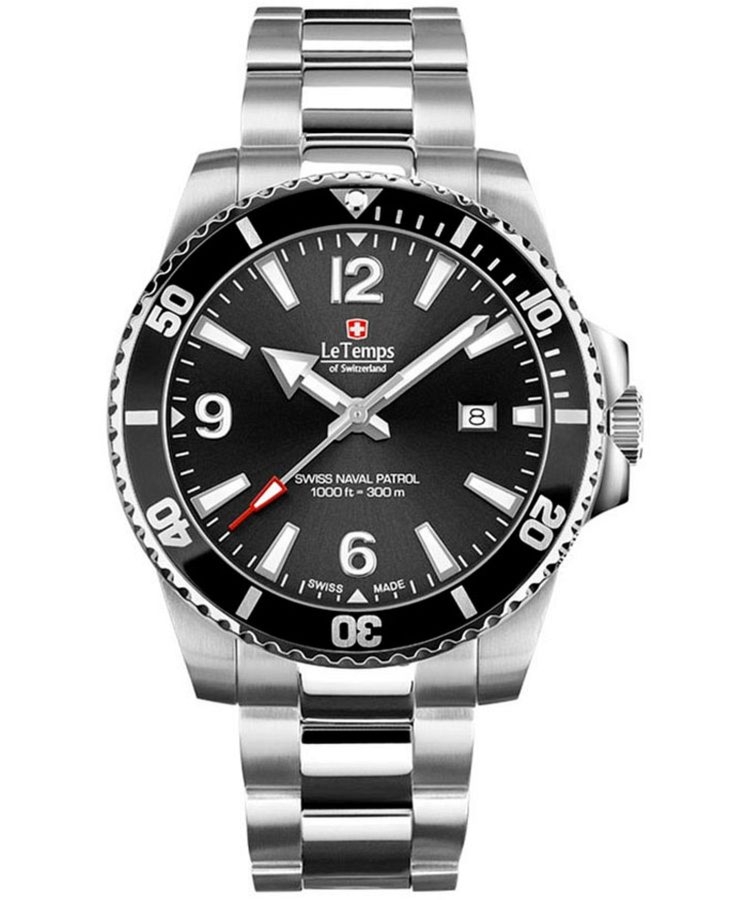 Zegarek męski Le Temps Swiss Naval Patrol LT1043.01BS01