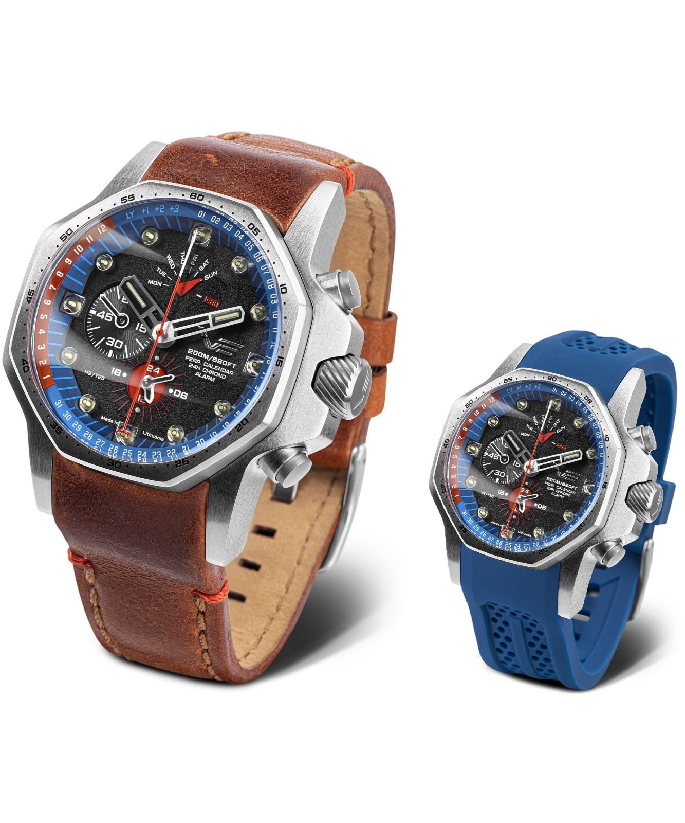 Zegarek męski Vostok Europe Atomic Age Oppenheimer Line Multifunction Limited Edition YM86-640A696