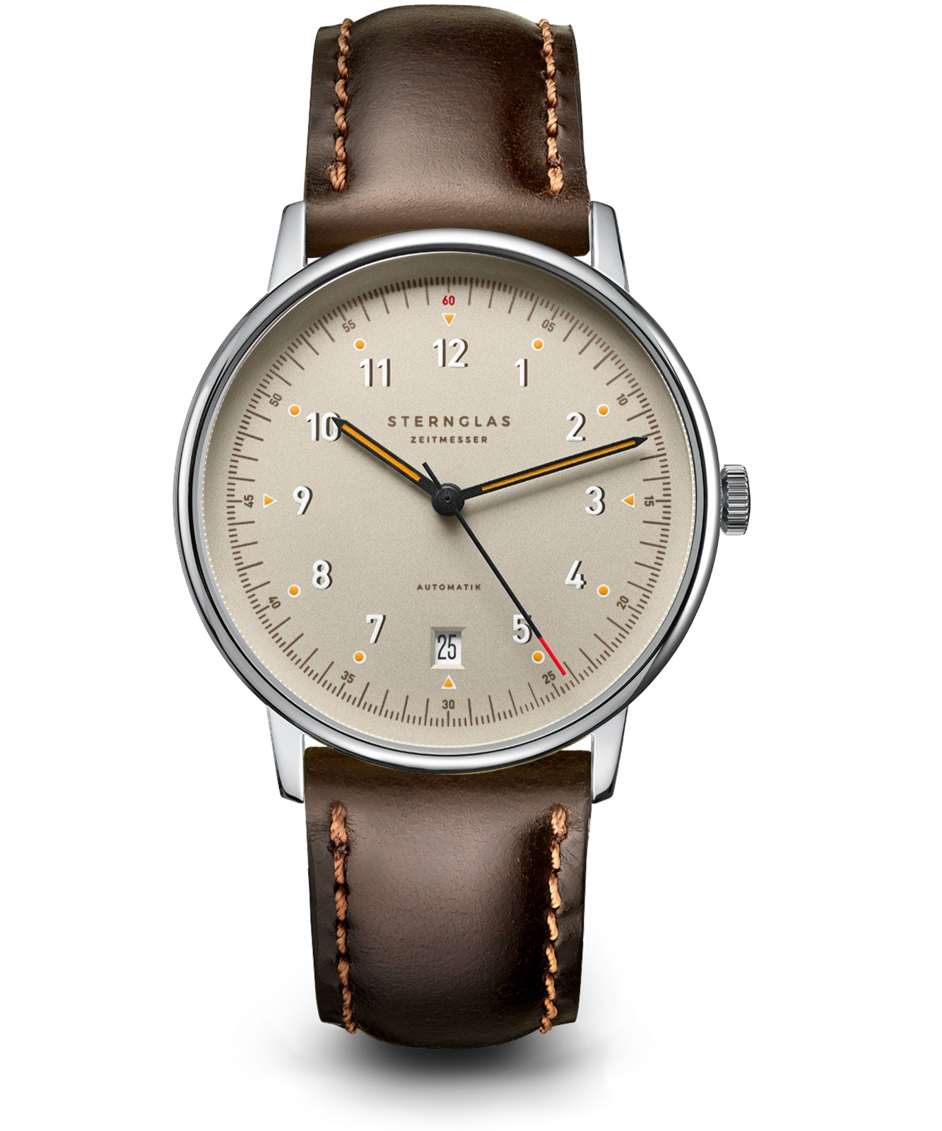 Zegarek męski Sternglas Lumatic Automatic S02-LM26-BR03