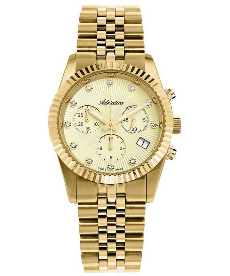 Zegarek damski Adriatica Classic Chronograph A3809.1141CH