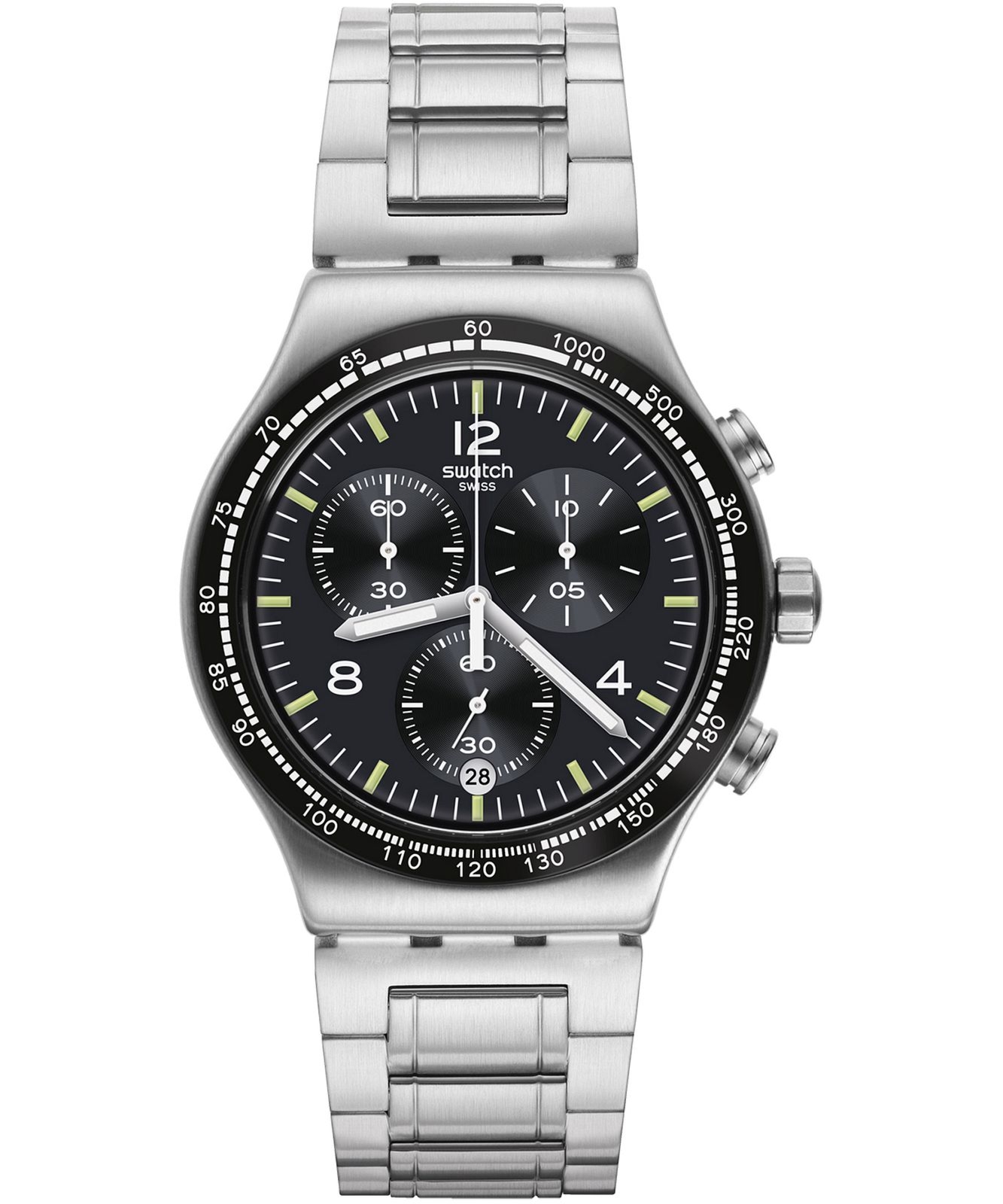 Zegarek męski Swatch Irony Night Flight Chronograph YVS444GC