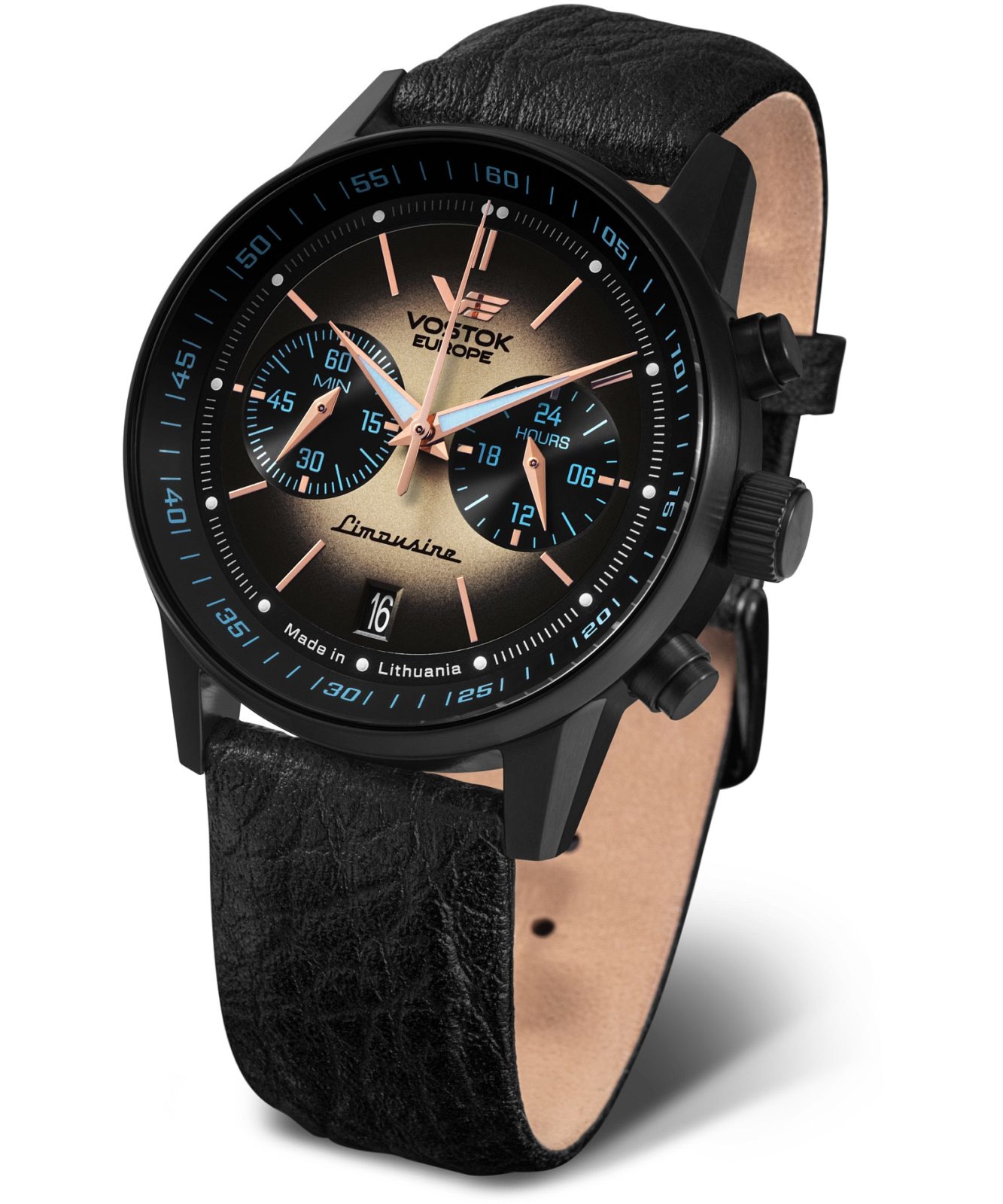 Zegarek męski Vostok Europe Limousine Chronograph Limited Edition VK64-560C691