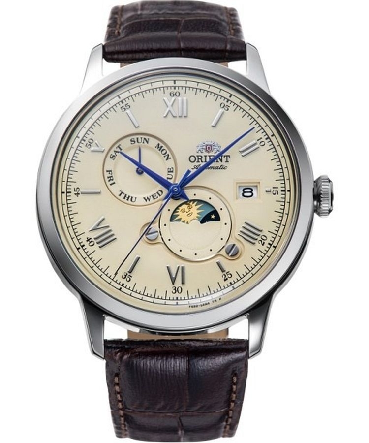 Zegarek męski Orient Bambino Sun & Moon Automatic RA-AK0803Y30B