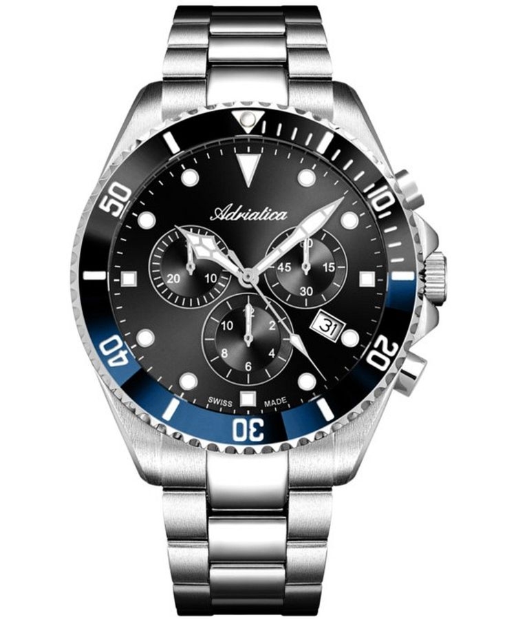 Zegarek męski Adriatica Classic Chronograph A8347.Y194CHT