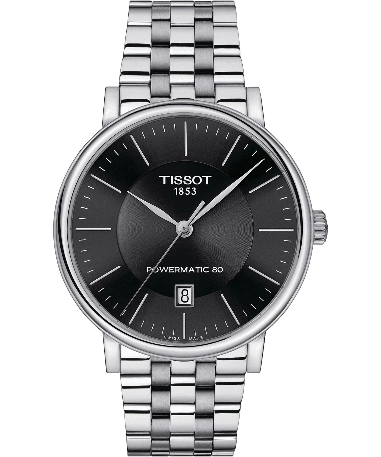 Zegarek męski Tissot Carson Premium Powermatic 80 T122.407.11.051.00 (T1224071105100)