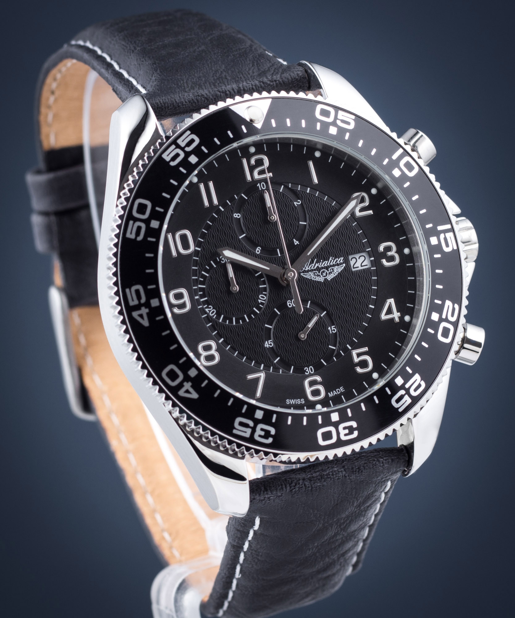 Zegarek męski Adriatica Classic/Sport Chronograph A1147.5224CH