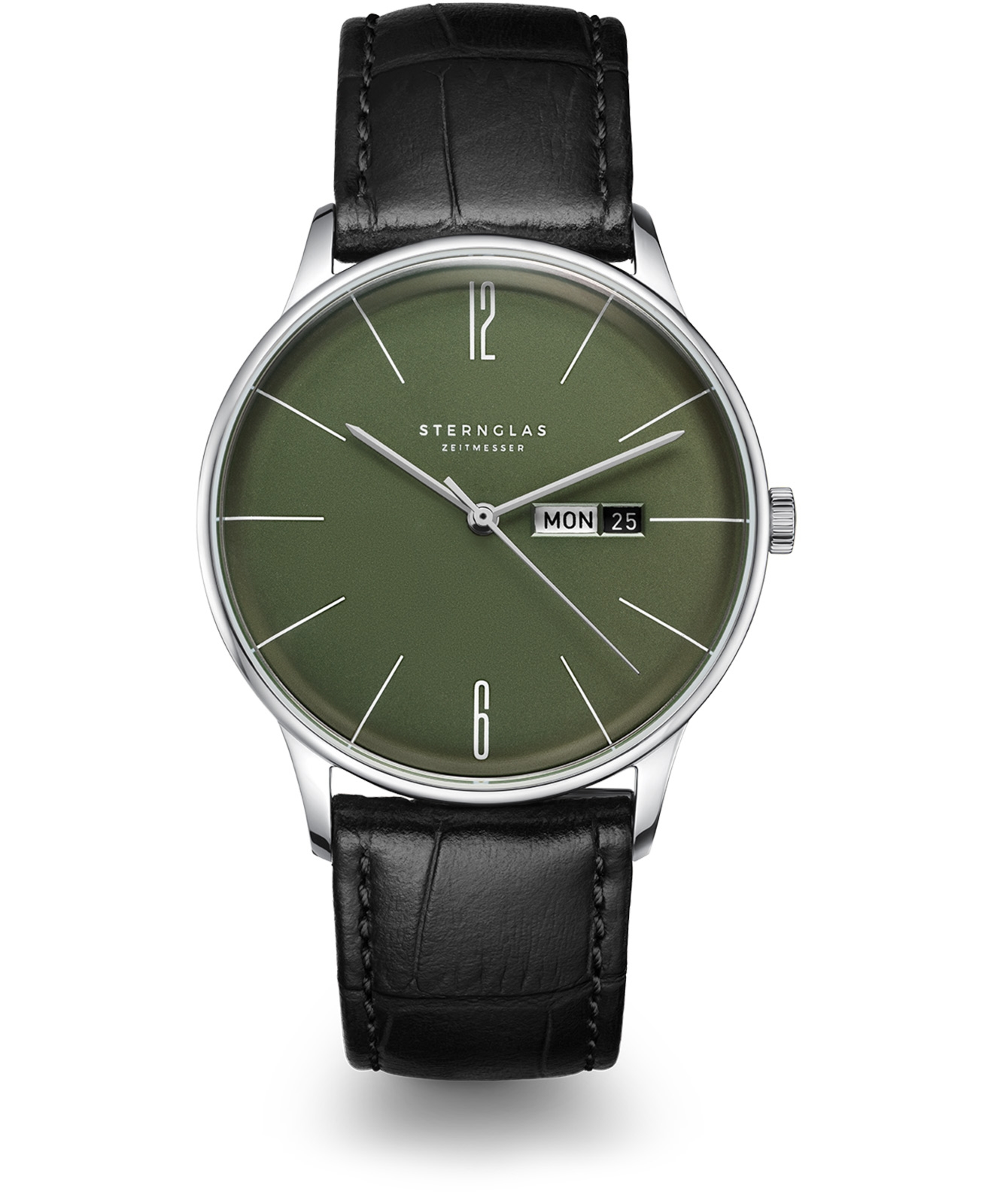 Zegarek męski Sternglas Berlin Olive Green S01-BE08-HE04