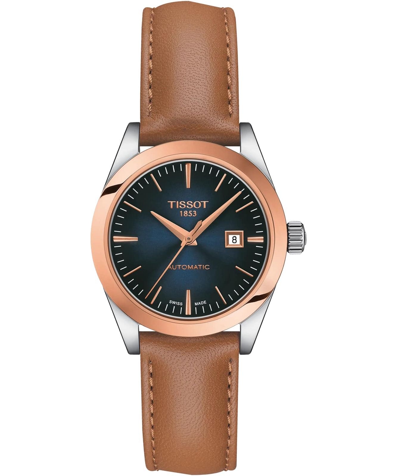 Zegarek damski Tissot T-My Lady Automatic 18K Gold Bezel T930.007.46.041.00 (T9300074604100)