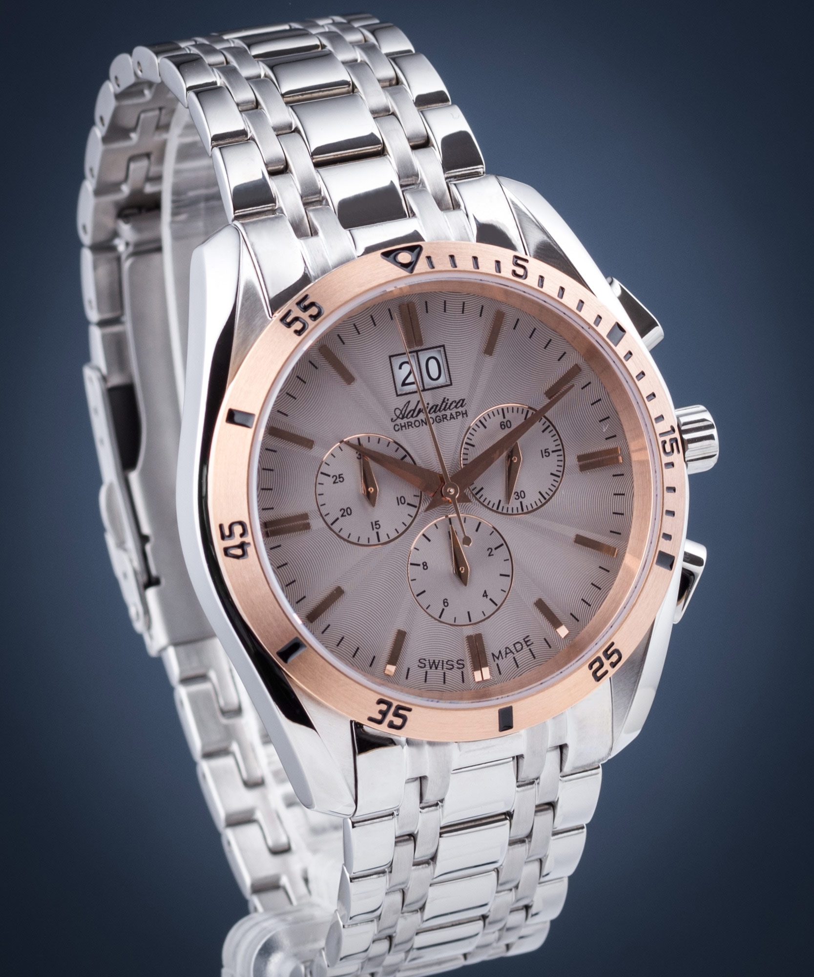 Zegarek męski Adriatica Chronograph A8202.R117CH