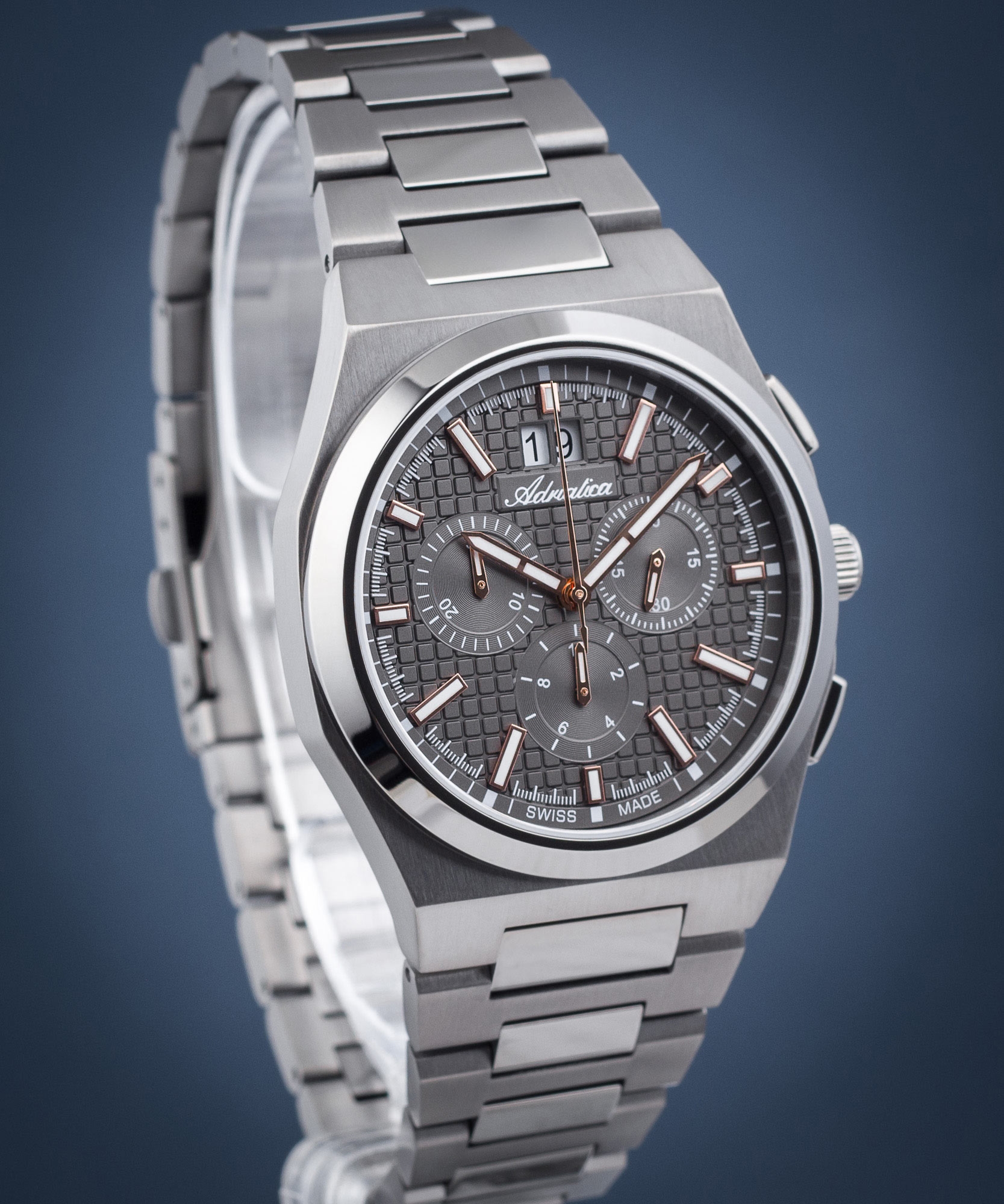 Zegarek męski Adriatica Chronograph A8326.S1R6CH
