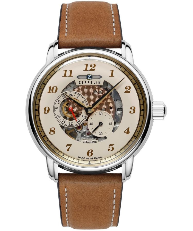 Zegarek męski Zeppelin New Captain's Line Automatic 8658-5 (86585)