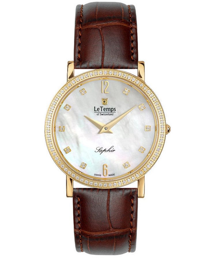 Zegarek damski Le Temps Zafira Slim Swarovski LT1086.65BL62
