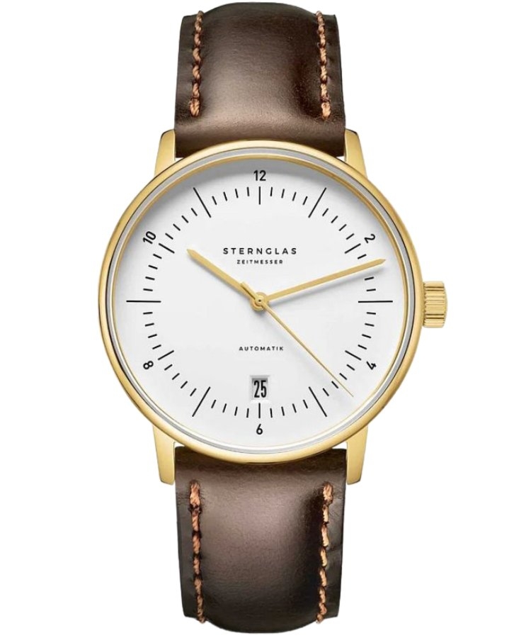 Zegarek męski Sternglas Naos Heritage Automatic S02-NAE02-BR01